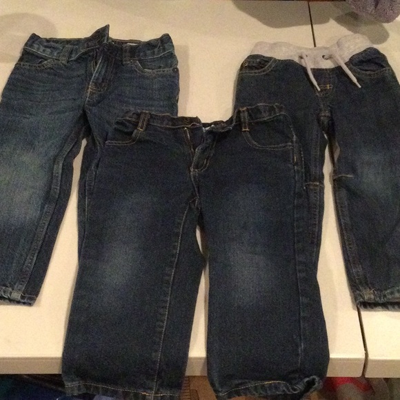 LOT of THREE Pairs of Boys Jeans 3T - Picture 1 of 6